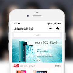 打开微信后，搜索小程序名称：上海唐朝商城